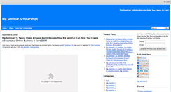 Desktop Screenshot of bigseminarscholarships.com